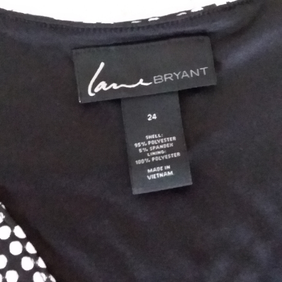 ☆☆SOLD☆☆ Lane Bryant Faux Wrap Sleeveless Dress - Picture 5 of 5